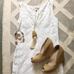 EUC Banana Republic White Resort Wear Dress 4